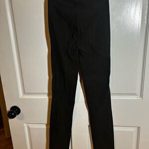 Crew leather suede 000 black pants. NWT 450.00retail